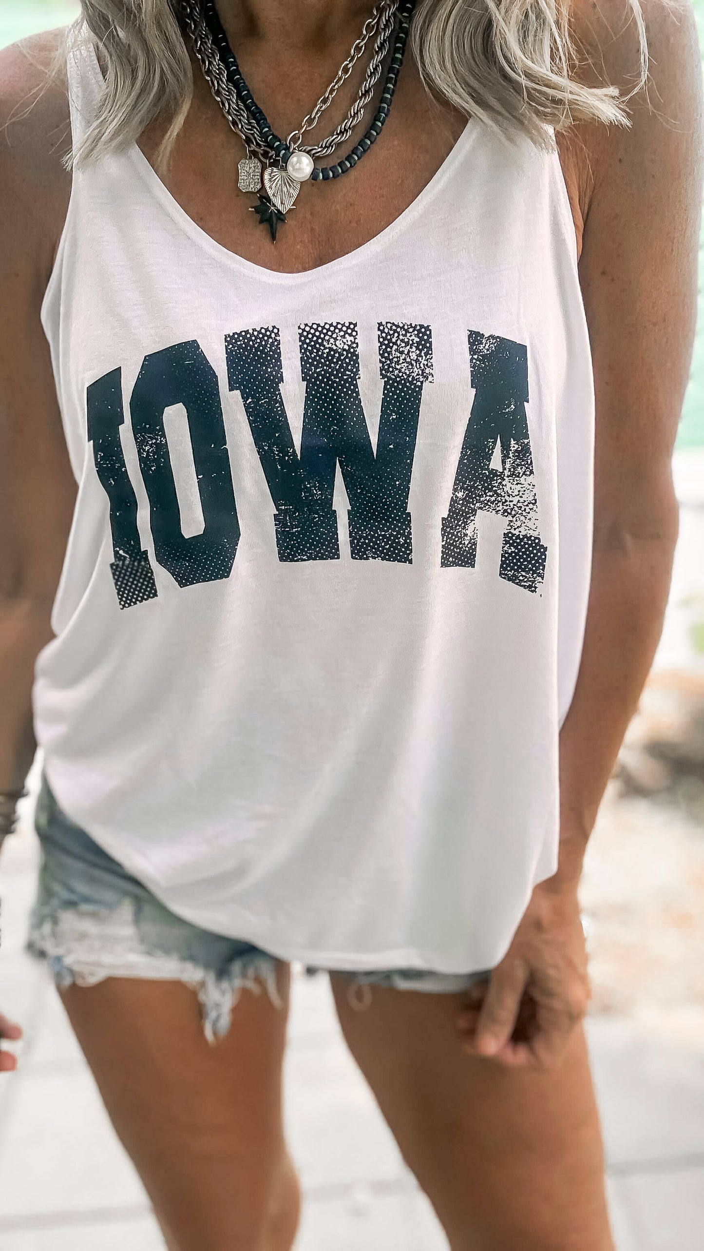 IOWA Slouchy Tank Top