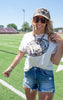 Camo Football Graphic T-shirt