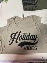 Holiday Vibes Muscle Tank**