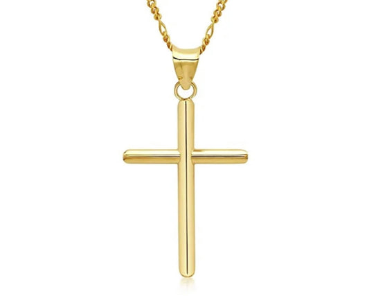 LARGE CROSS NECKLACE **PINK FRIDAY PREORDER*
