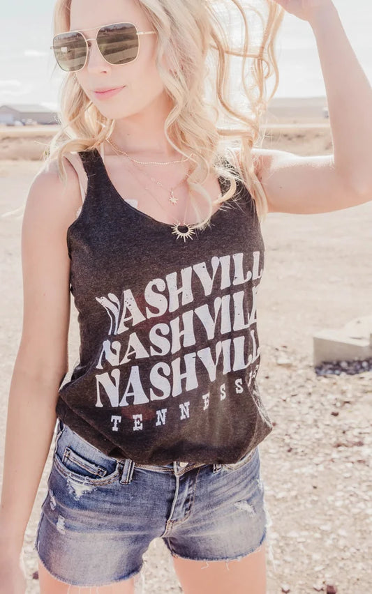 Nashville Repeat Tank** -  Final Sale