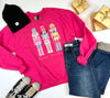 Nutcracker Merry Christmas Holiday Graphic Crewneck Sweatshirt - Final Sale