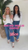 The Bristol High Rise Wide Leg Crop Denim Jean | Mica - Final Sale