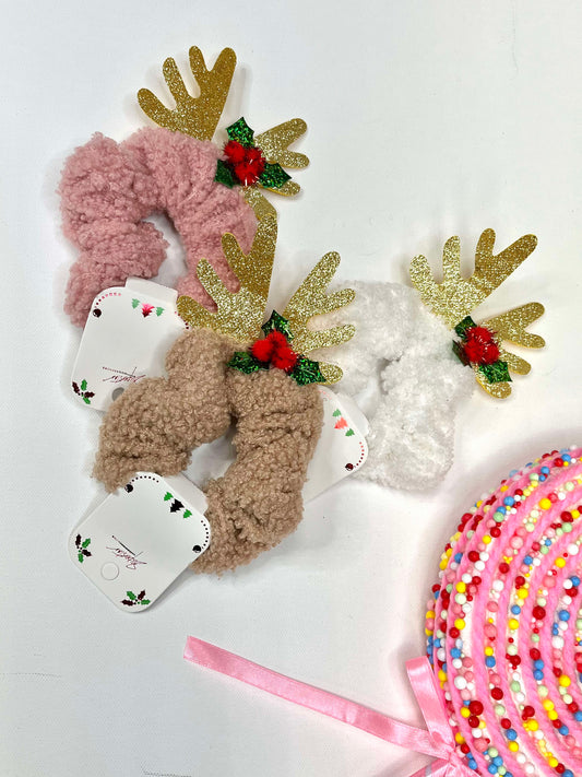 Reindeer Hair Scrunchie - Final Sale