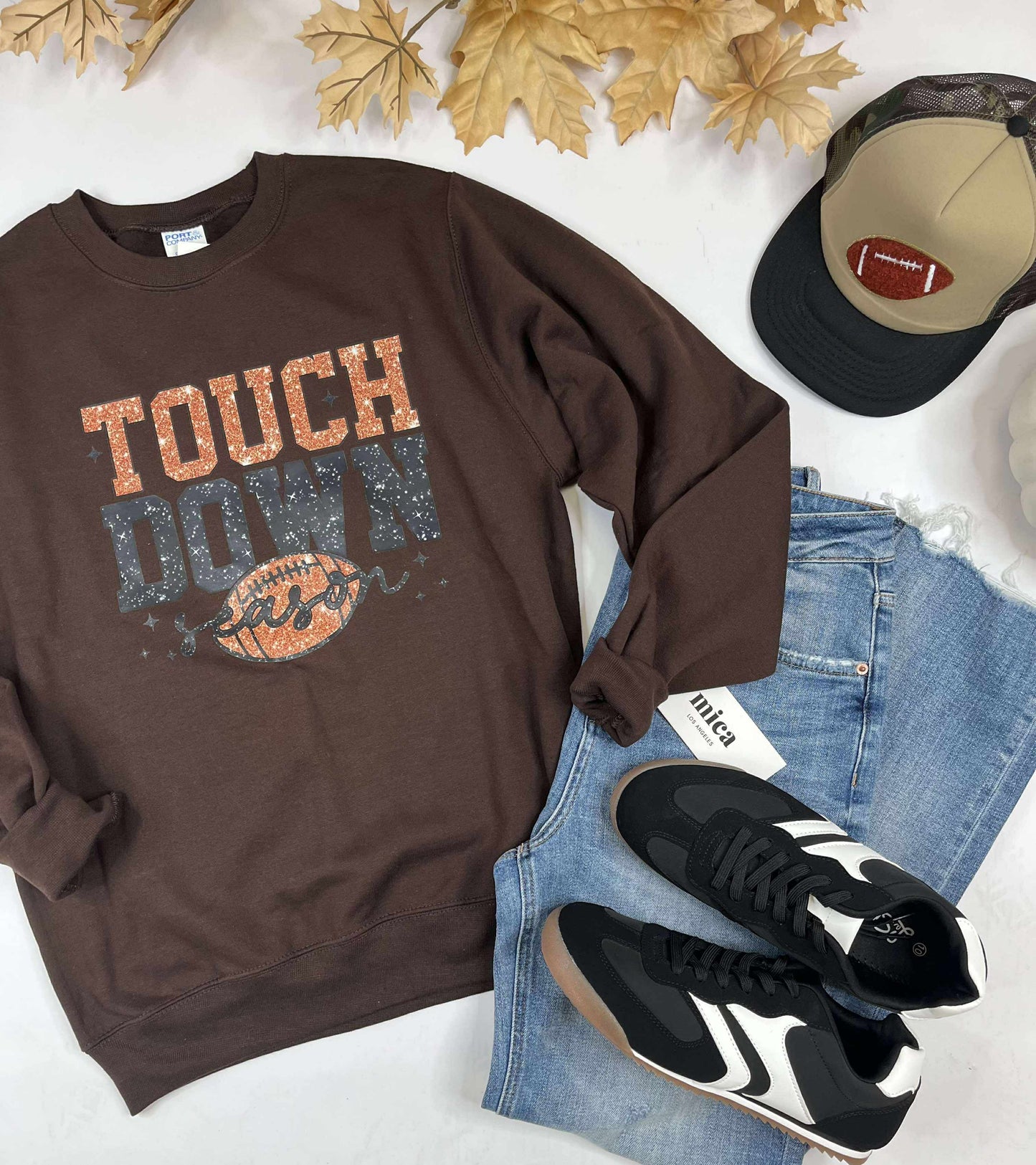 Touchdown Season Graphic Crewneck Sweatshirt*