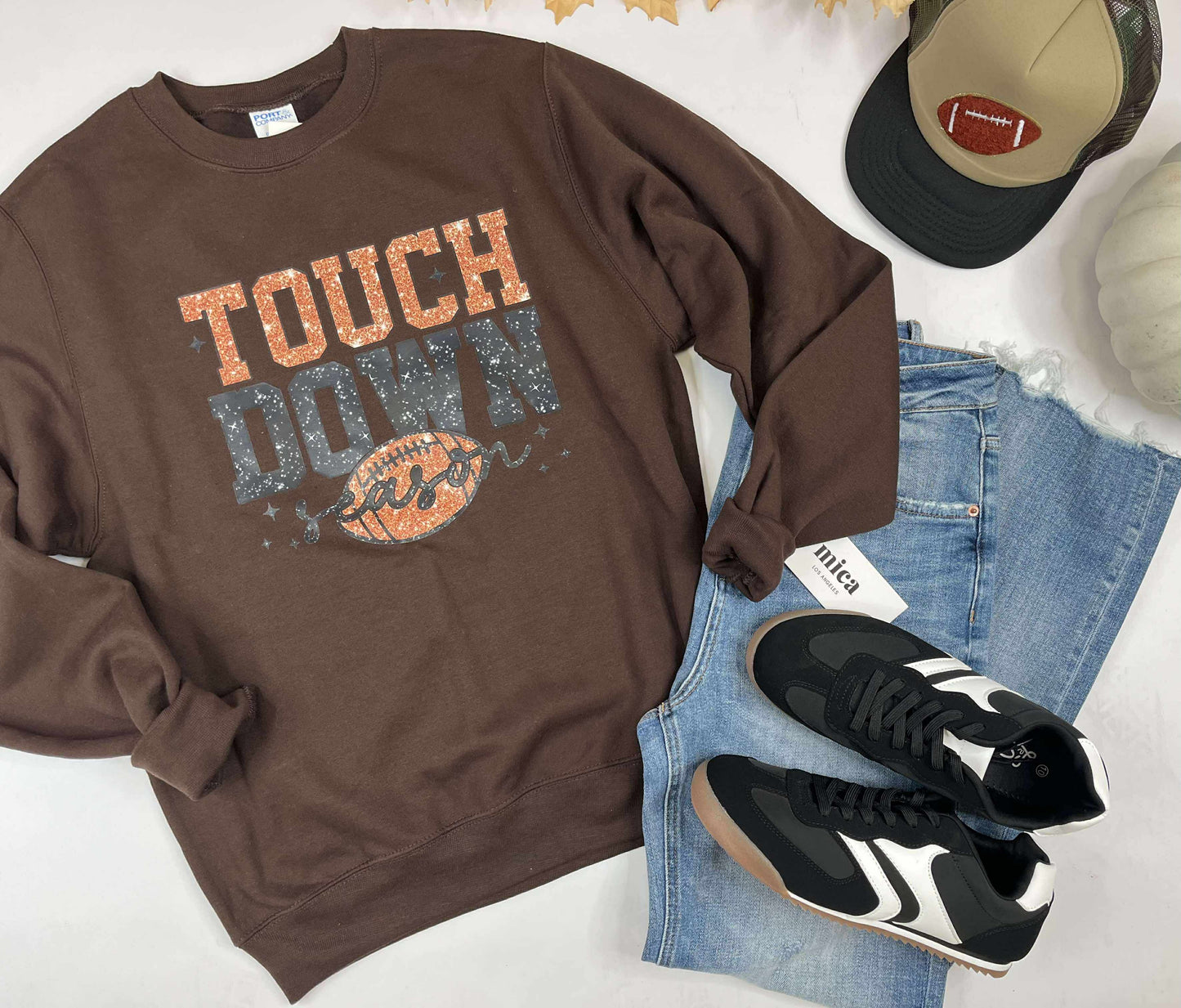 Touchdown Season Graphic Crewneck Sweatshirt*