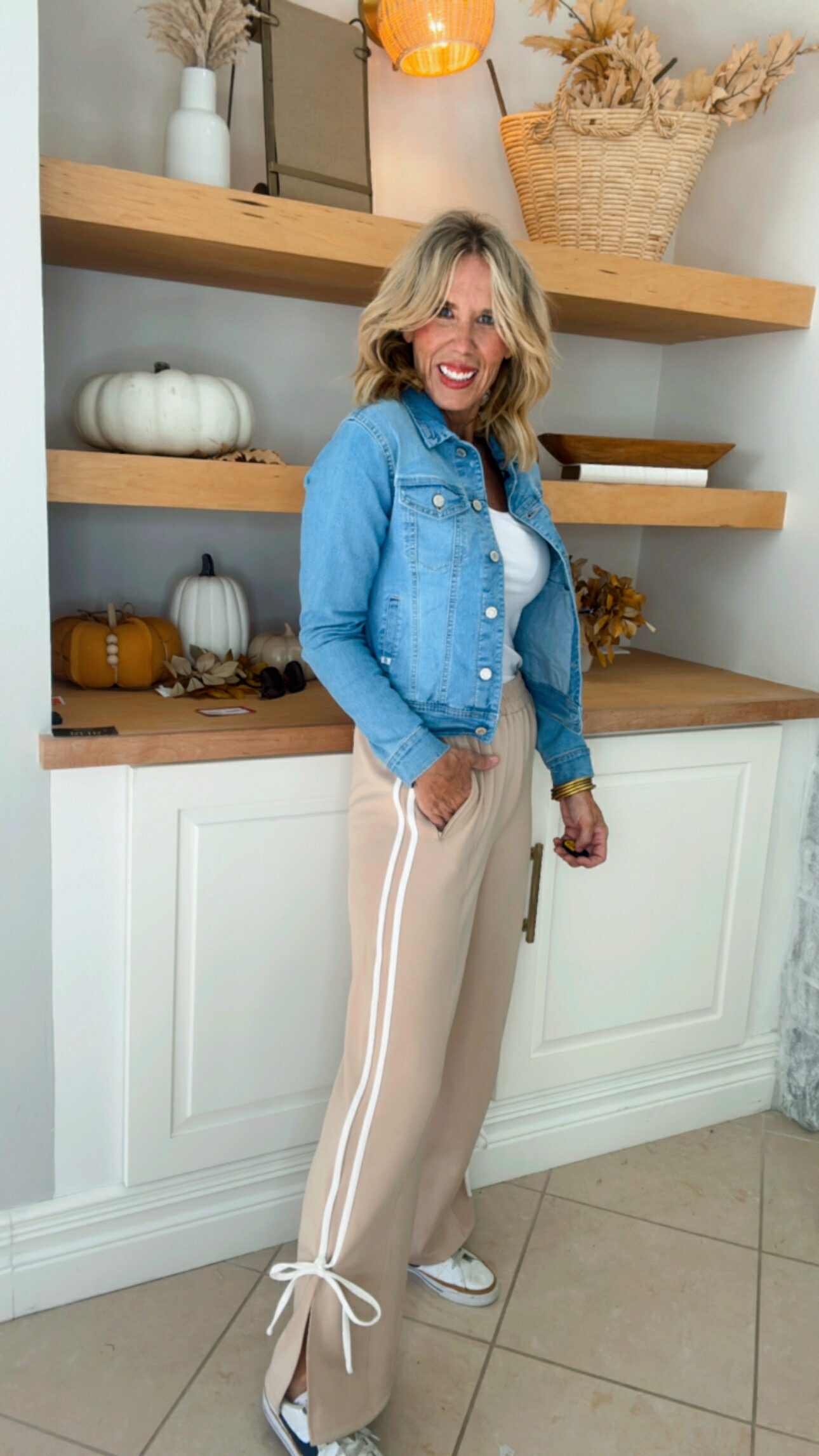 Sweet and Sporty Bow Detail Track Pants**