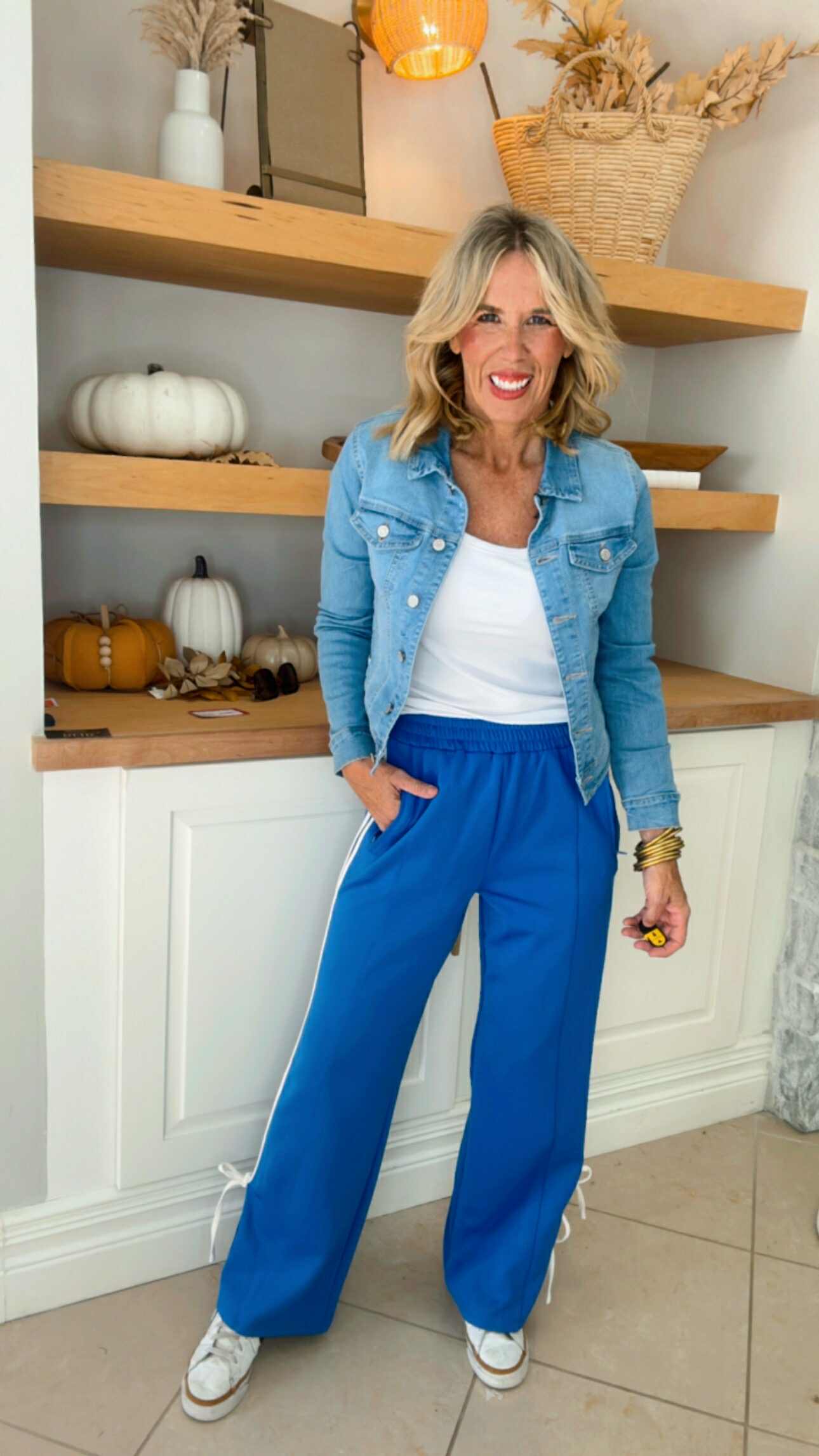 Sweet and Sporty Bow Detail Track Pants**