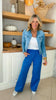 Sweet and Sporty Bow Detail Track Pants**