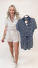 Knitted Striped Romper - Final Sale