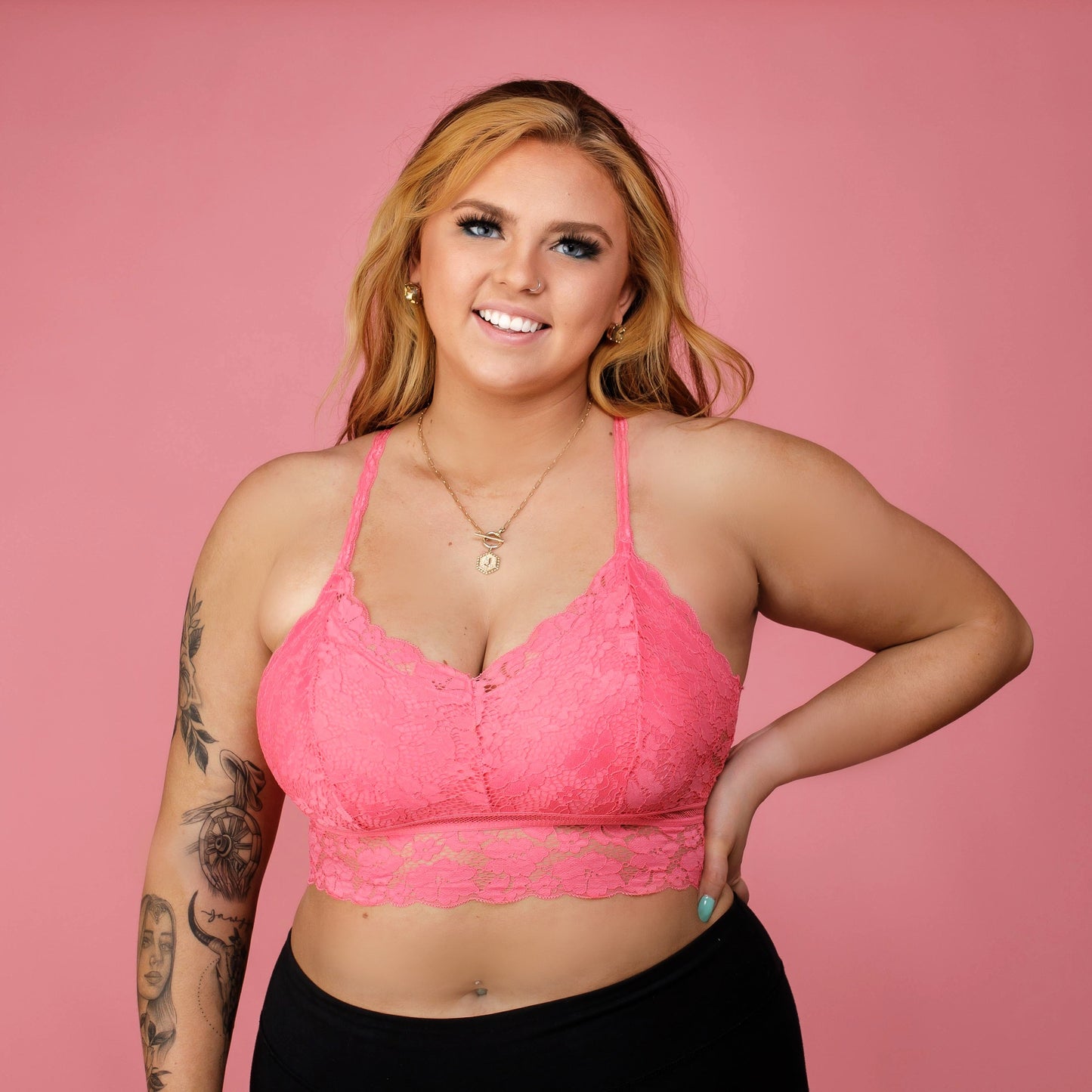 Juliette Deluxe Racerback Lace Bralette**