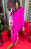 Long Sleeve V-Neck Microfiber Lounge Set - Final Sale