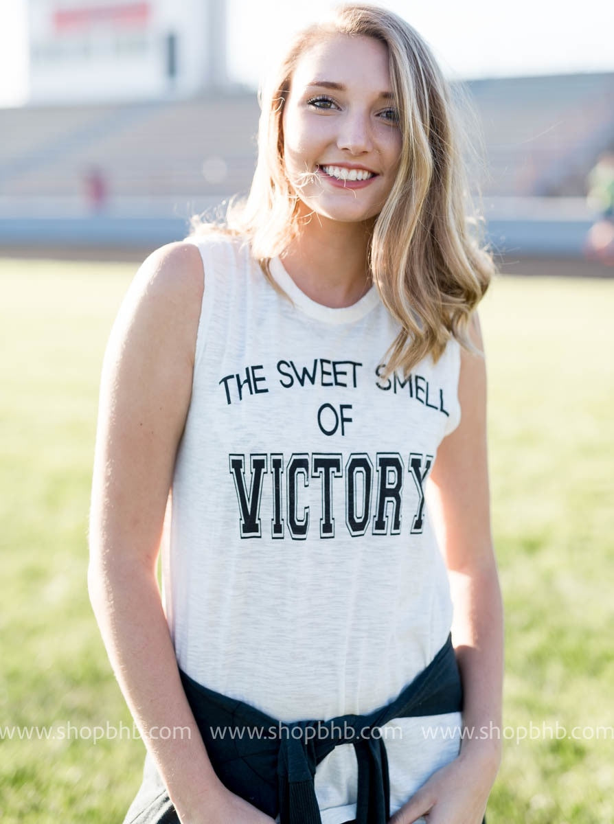 Sweet Smell of Victory Muscle Tank - BAD HABIT BOUTIQUE
