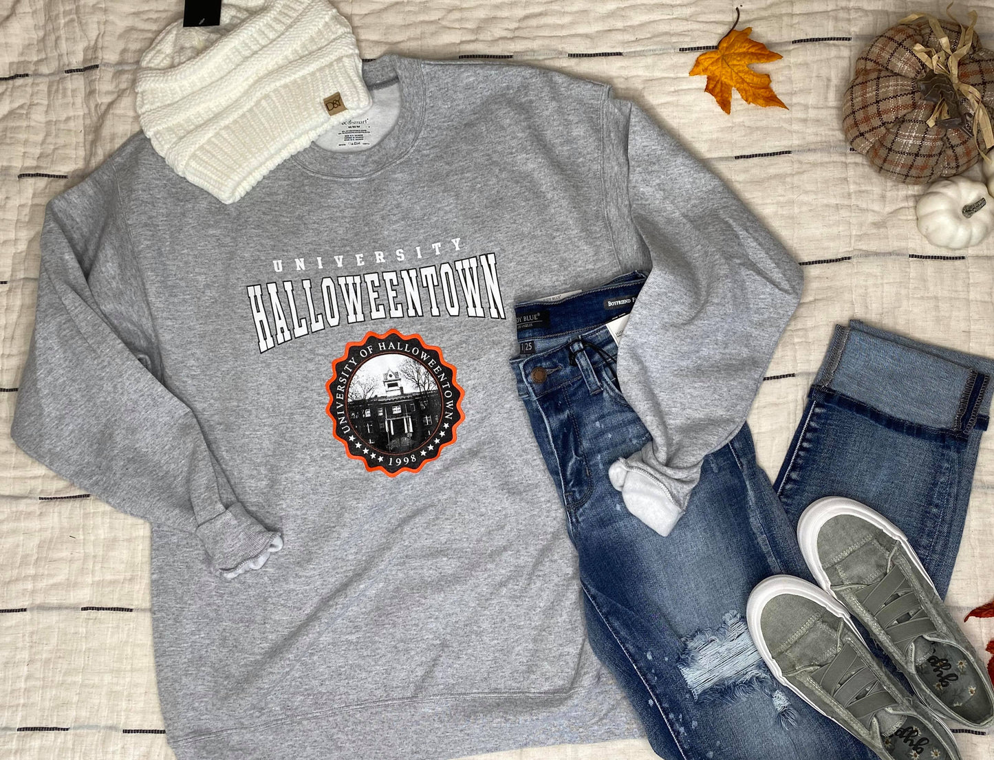 University of HalloweenTown Sweatshirt, CLOTHING, BAD HABIT APPAREL, BAD HABIT BOUTIQUE