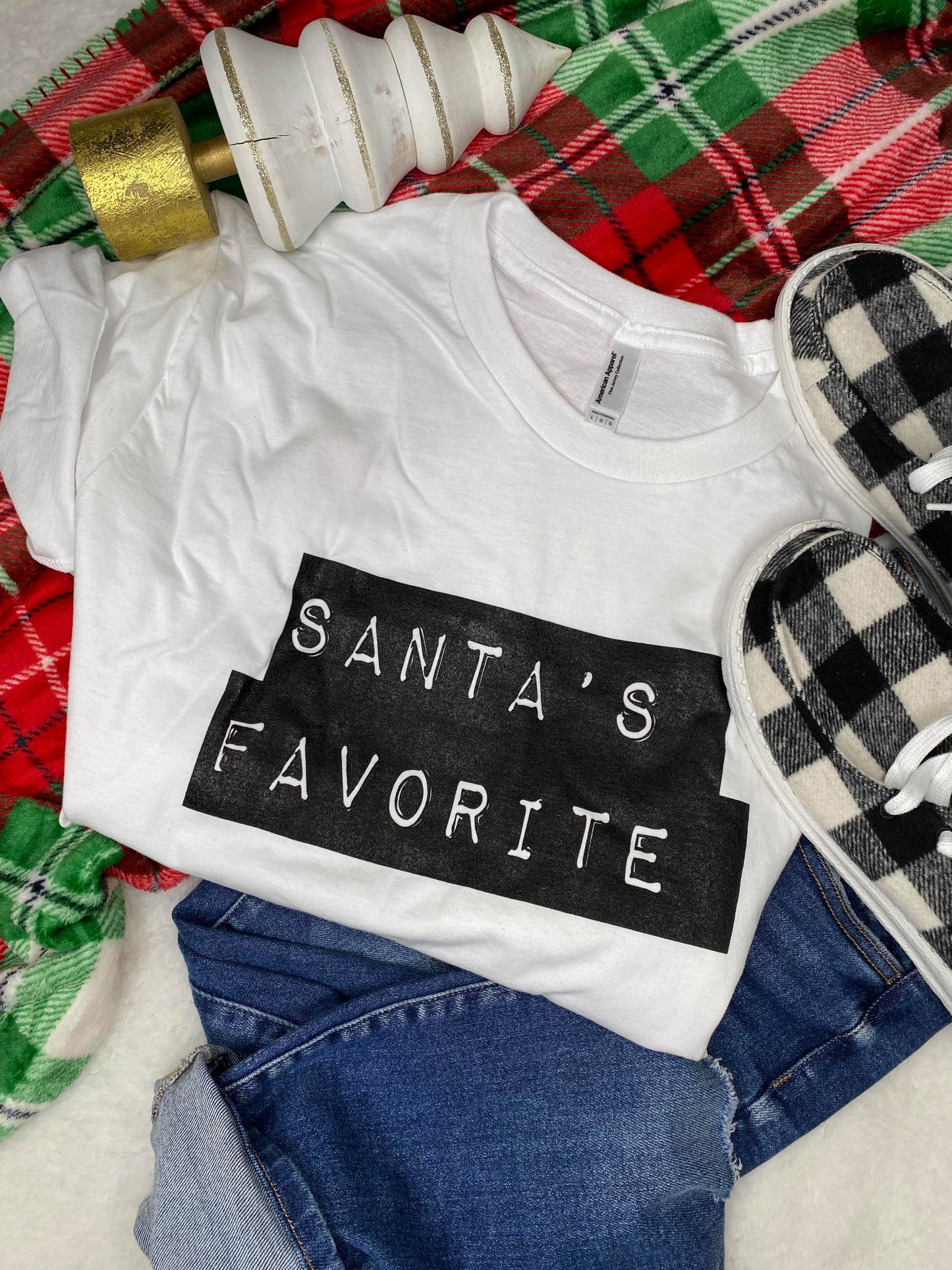 Santa's Favorite T-shirt, CLOTHING, BAD HABIT APPAREL, BAD HABIT BOUTIQUE
