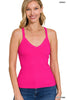 Sara's Steals and Deals Ribbed Cami Tank Top** - Final Sale
