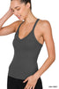 Sara's Steals and Deals Ribbed Cami Tank Top** - Final Sale