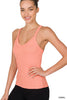 Sara's Steals and Deals Ribbed Cami Tank Top** - Final Sale