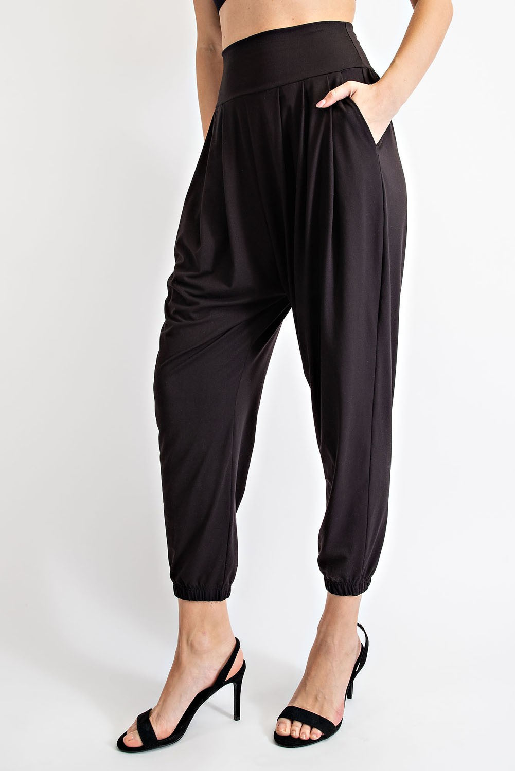 BUTTER PLEAT HIGH WAIST JOGGER | REA MODE - FINAL SALE