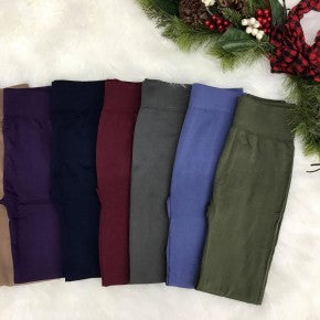 Fleece Leggings-FINAL SALE - BAD HABIT BOUTIQUE