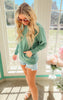 green french terry pullover