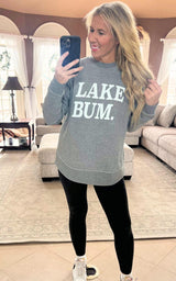 Lake Bum Women's Weekend Fleece Sweatshirt - Final Sale**