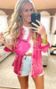 hot pink shacket