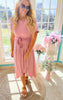 rose midi dress