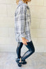 white plaid jacket