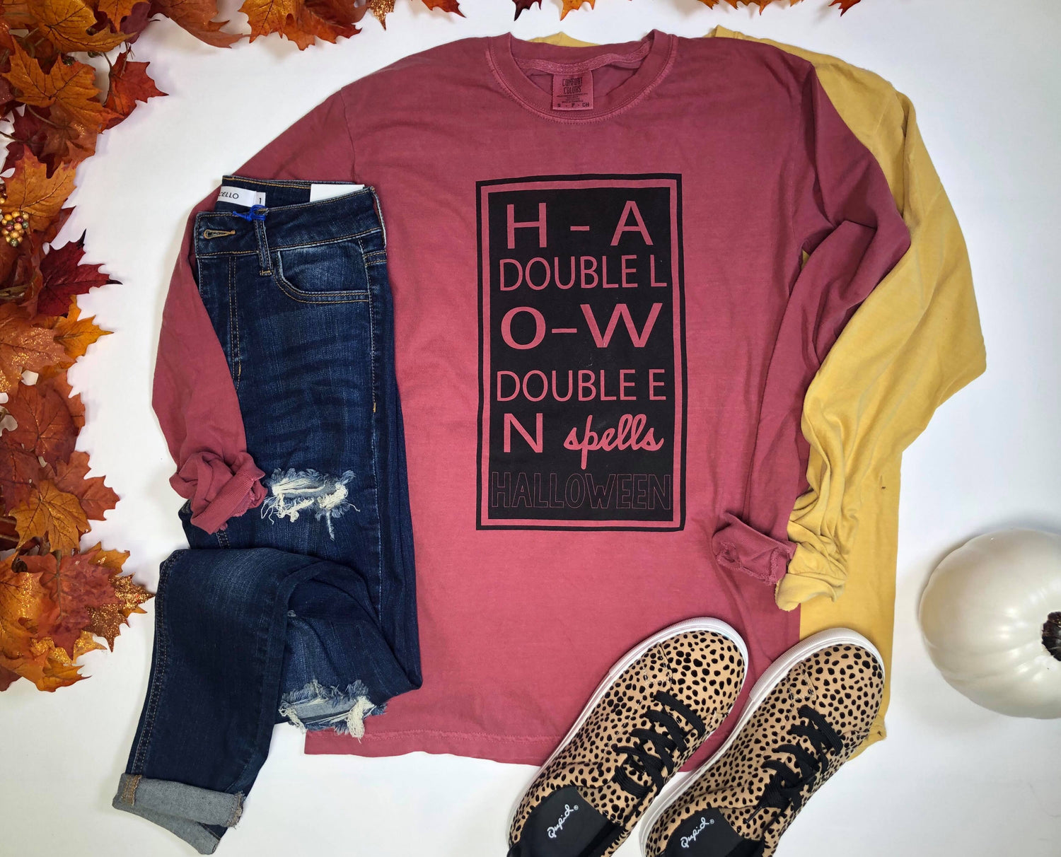 Spell Halloween Long Sleeve T-Shirt - BAD HABIT BOUTIQUE