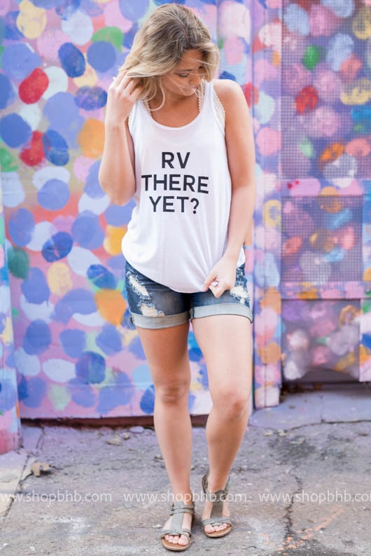 RV There Yet Tank - BAD HABIT BOUTIQUE 