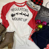 Regulators Mount Up Christmas Baseball Top - BAD HABIT BOUTIQUE