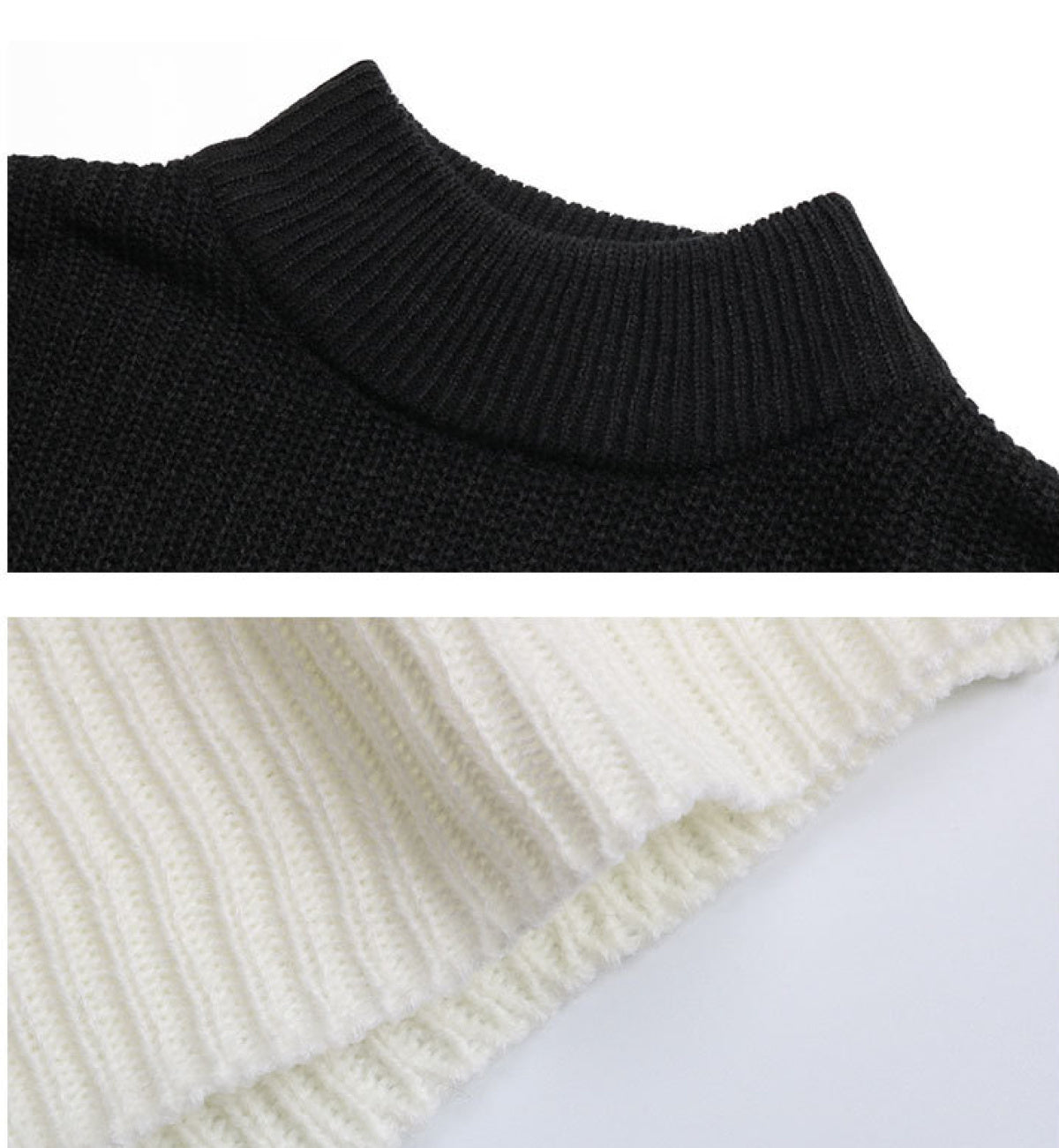 mock neck turtleneck