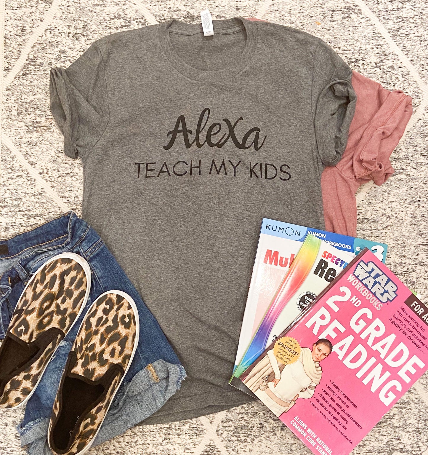 Alexa Teach My Kids Unisex Fit Tee, CLOTHING, BAD HABIT APPAREL, BAD HABIT BOUTIQUE