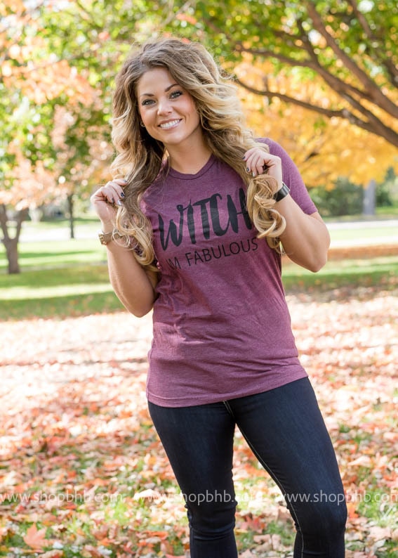 WITCH I'M FABULOUS TEE - BAD HABIT BOUTIQUE