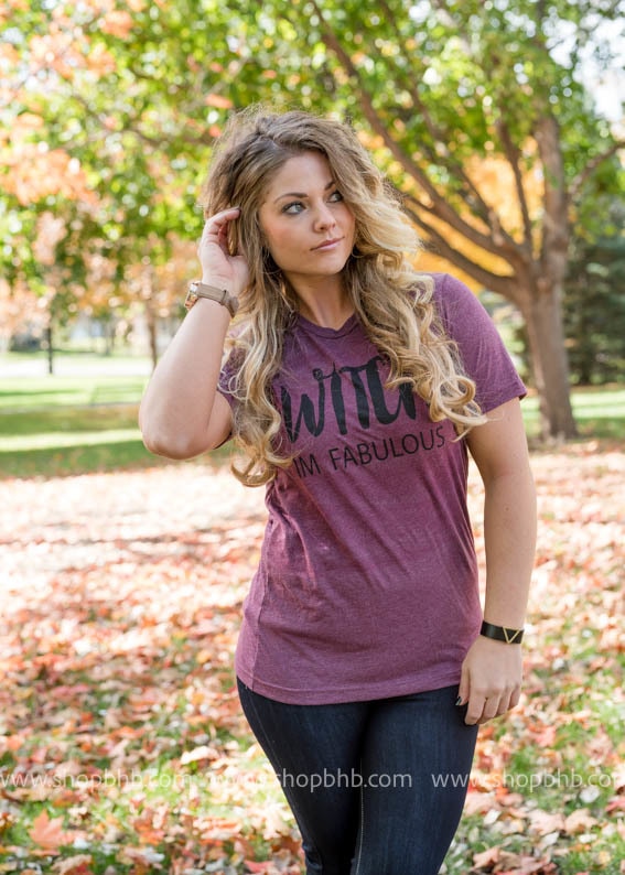 WITCH I'M FABULOUS TEE - BAD HABIT BOUTIQUE