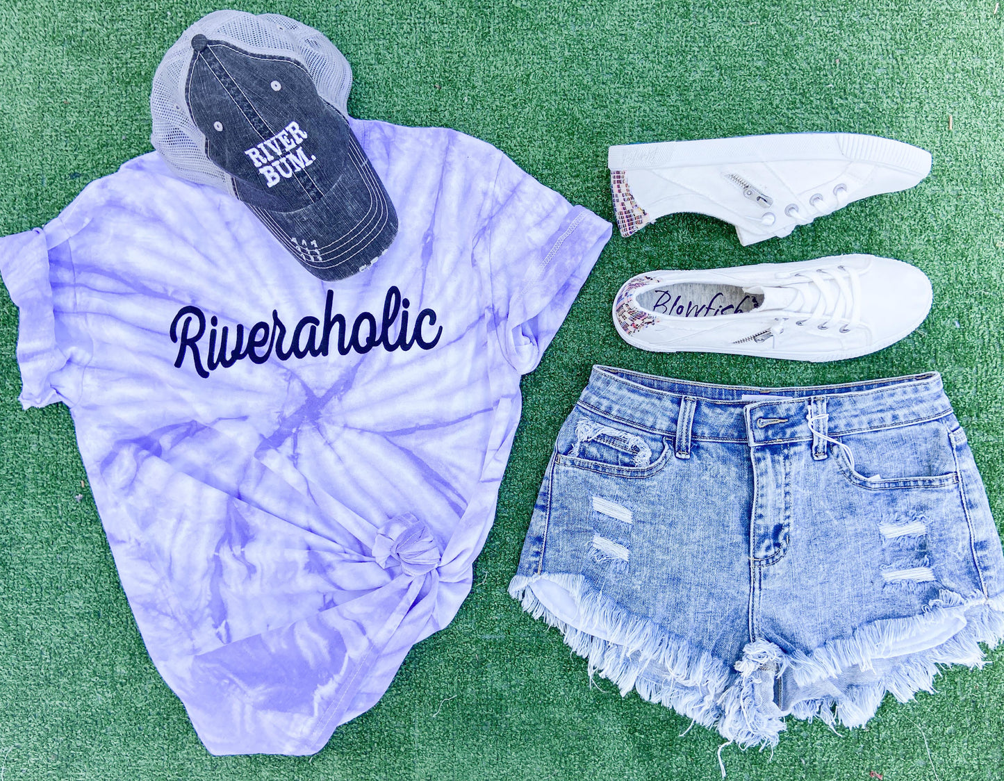 Riveraholic Tie Dye Unisex T-shirt, CLOTHING, BAD HABIT APPAREL, BAD HABIT BOUTIQUE