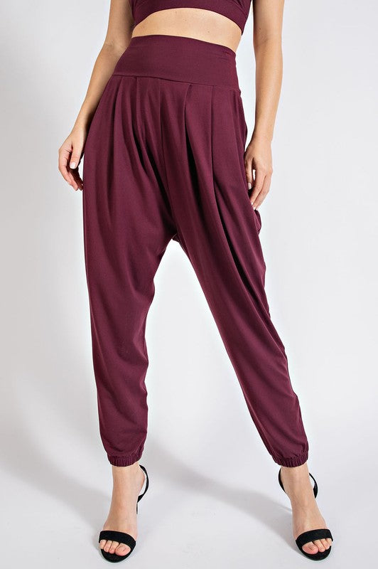 BUTTER PLEAT HIGH WAIST JOGGER | REA MODE - FINAL SALE