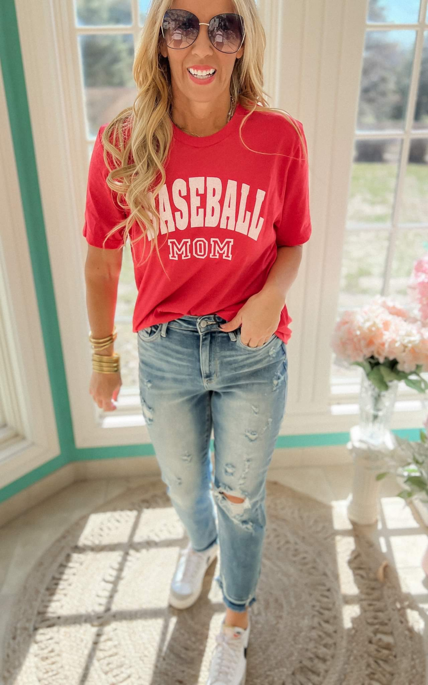 Baseball Mom T-Shirt***