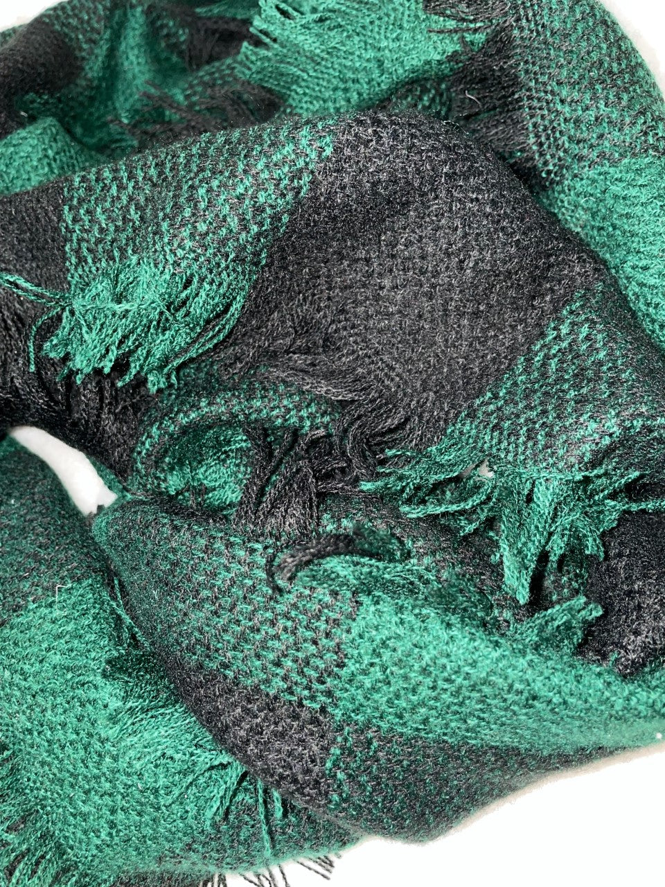 Hunter Green & Black Plaid Scarf - DEAL