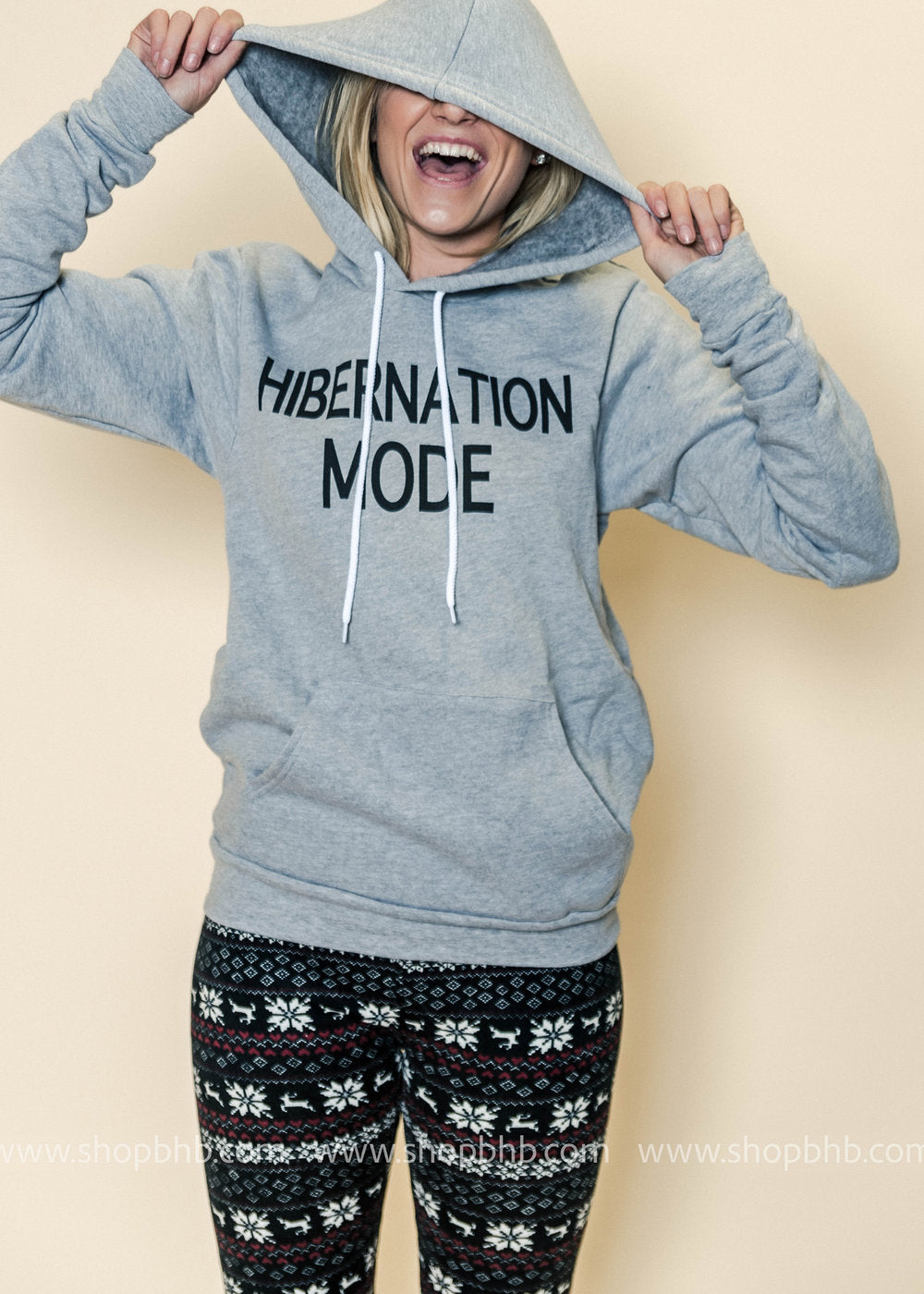 Hibernation Mode Hoodie | Dark Gray - BAD HABIT BOUTIQUE