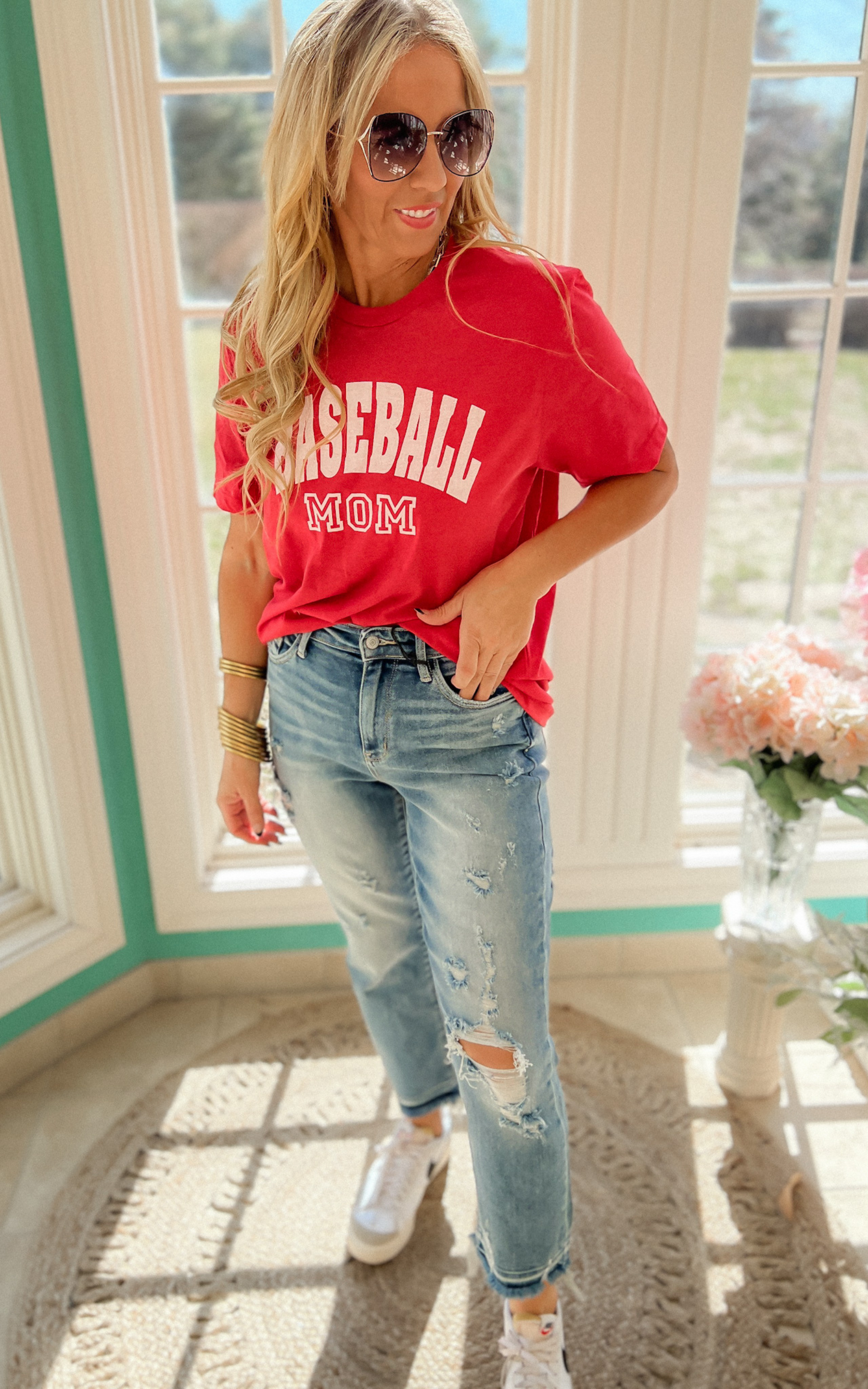 Baseball Mom T-Shirt***