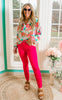 hot pink skinnies