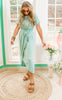 LT GREEN TULIP DRESS