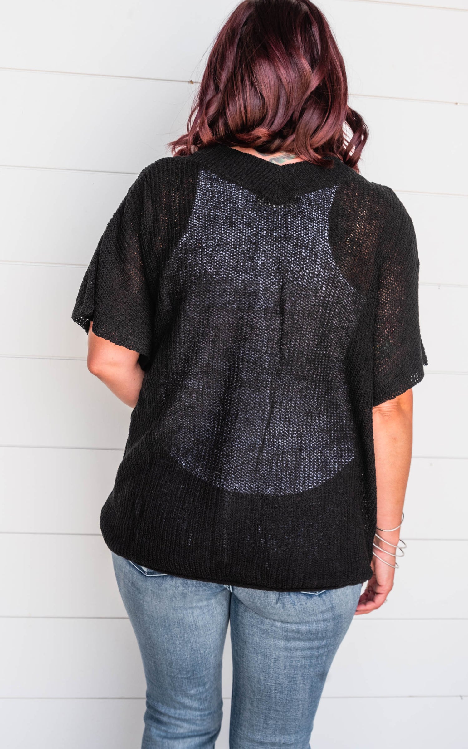 oversized knit sweater