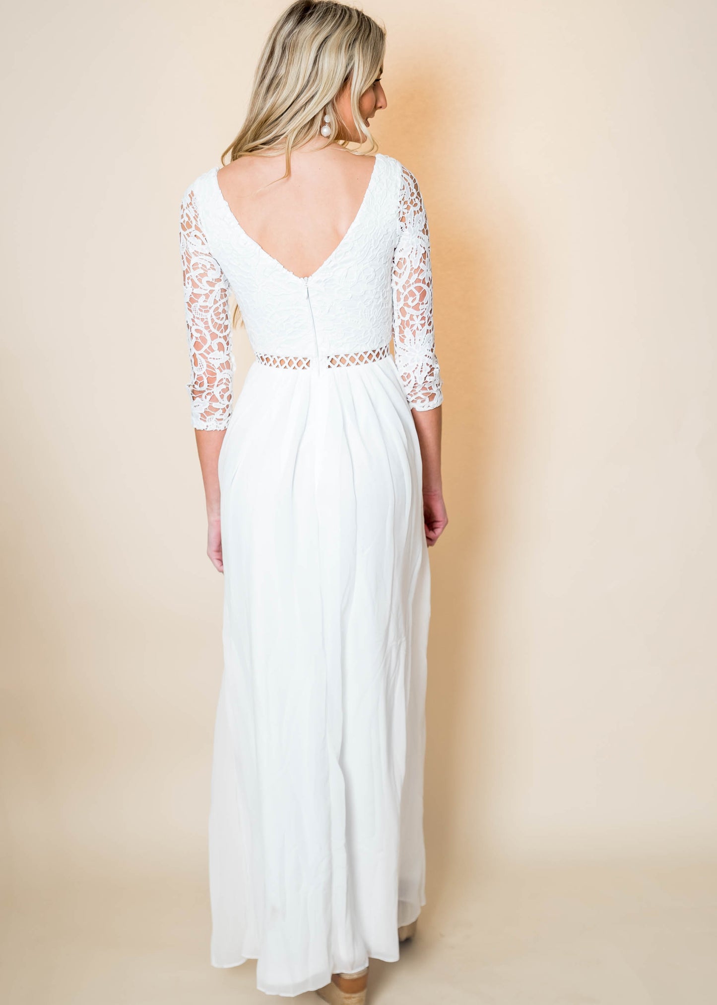 Chiffon Crochet Maxi Dress | FINAL SALE, CLOTHING, Maniju, BAD HABIT BOUTIQUE