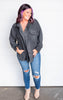 oversized corduroy shacket