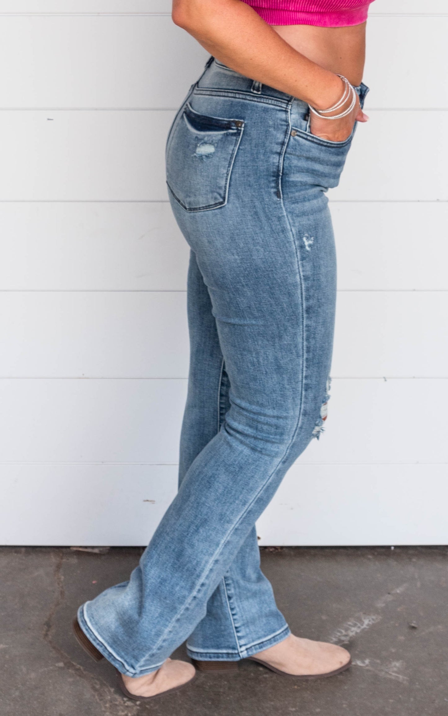 bootcut denim
