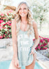 Meet Me a the Beach Tank Top - BAD HABIT BOUTIQUE
