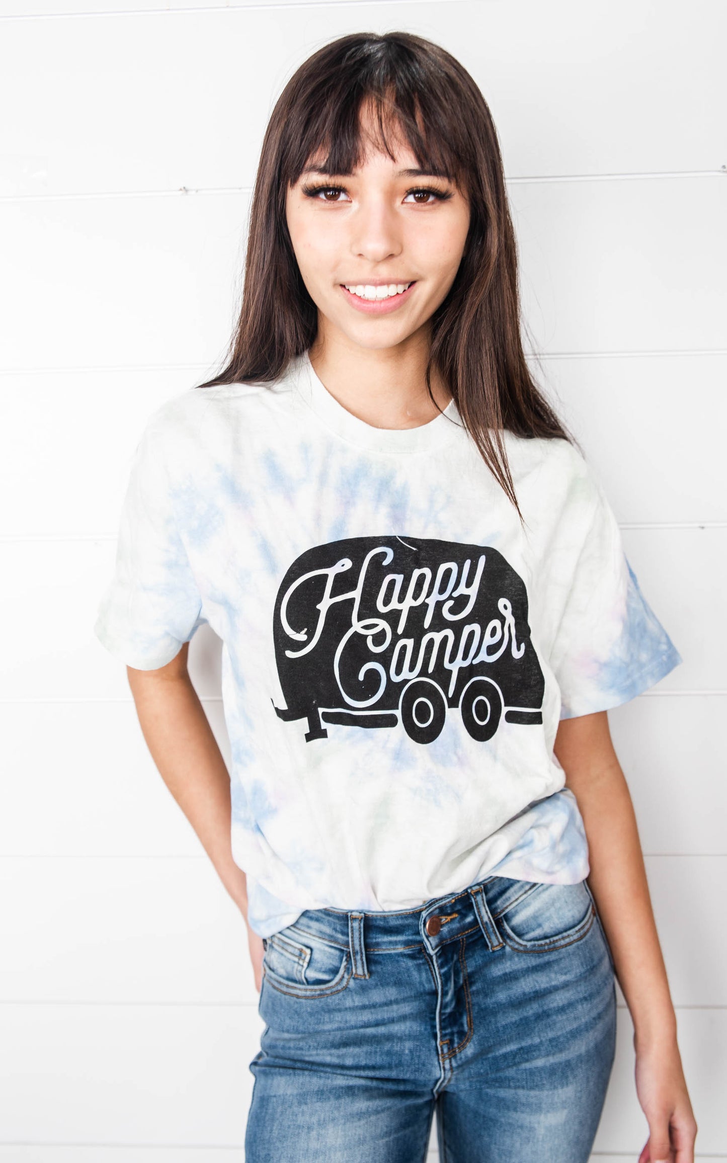 pastel tie dye camper